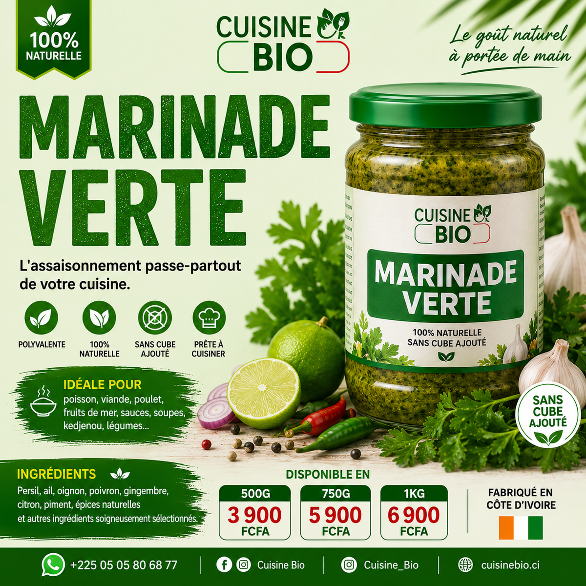 Marinade Verte