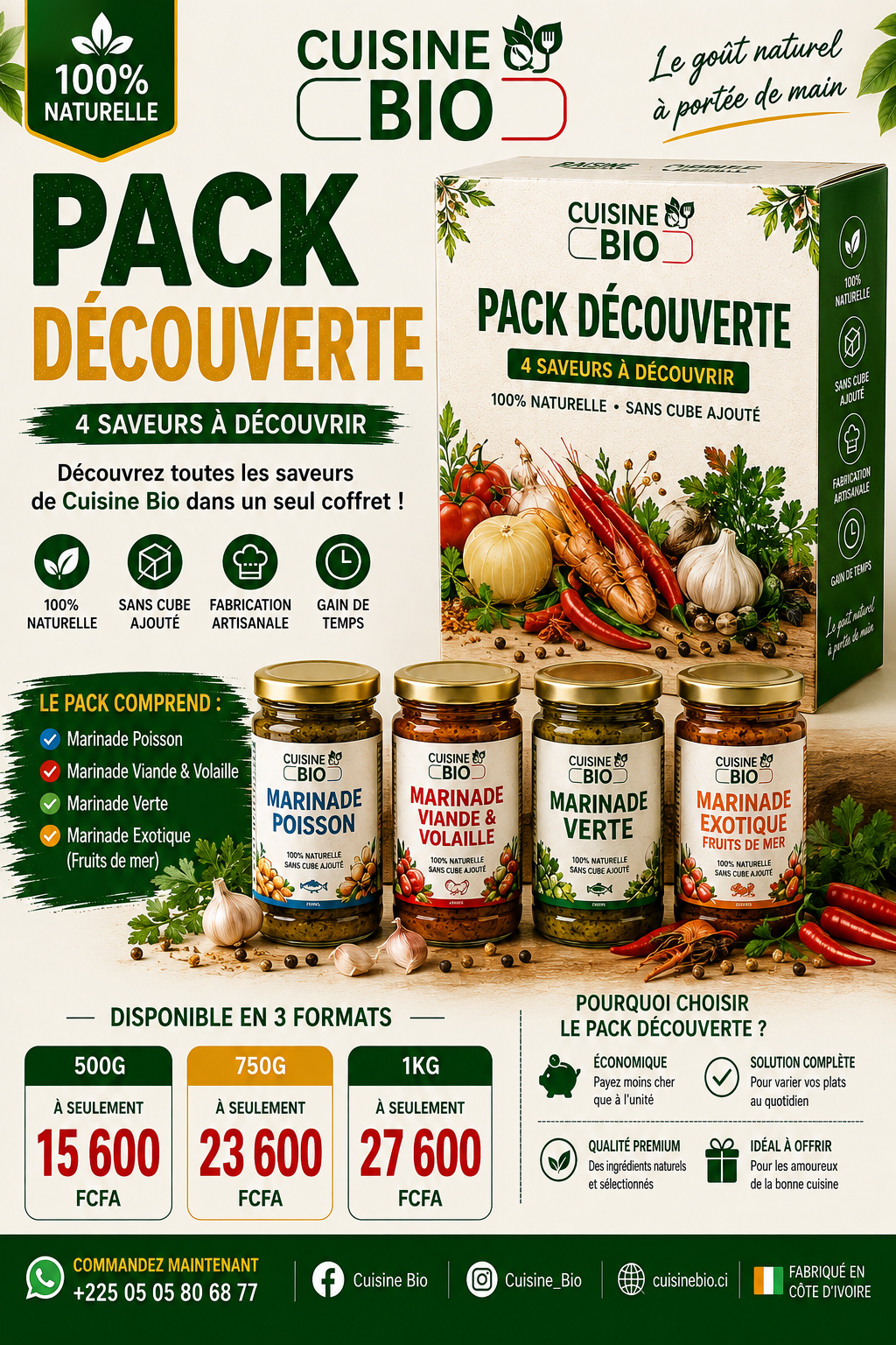 Marinades Pack Découverte