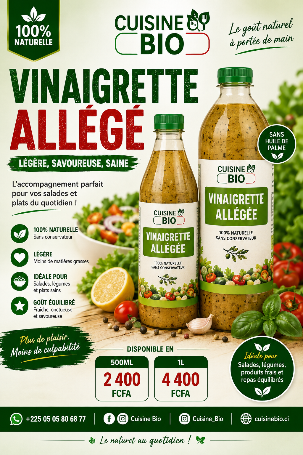 Vinaigrette Allégée
