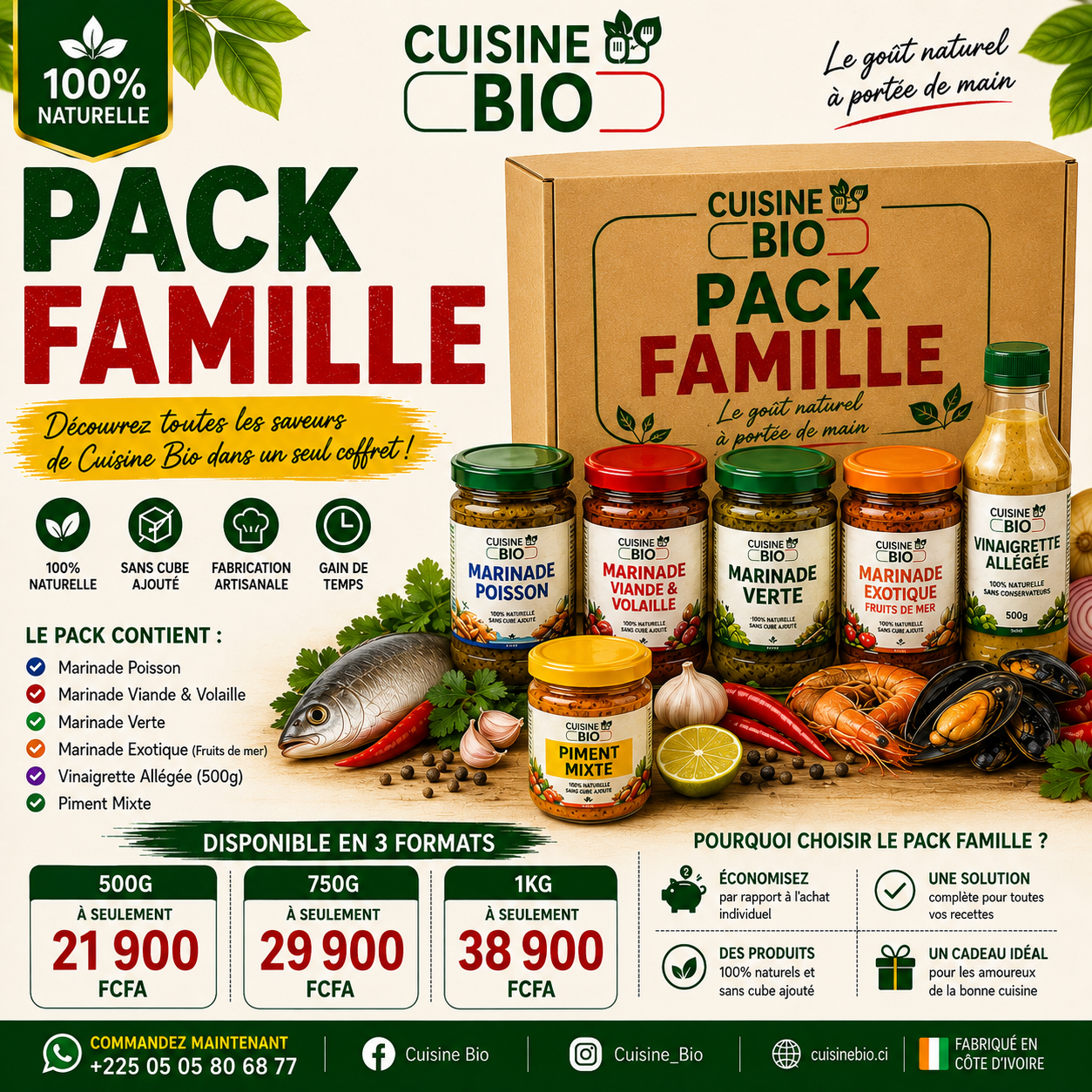 Marinade Package Famille